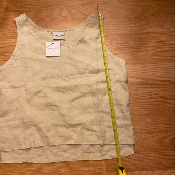 NWT Parachute Women's Linen Tank, size medium - Picture 5 of 5